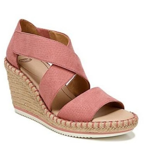 New whit tag Dr. Scholl's Vacay Womens' Wedge Sandals, Size: 8.5 Red - Picture 5 of 6